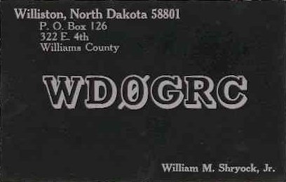 This is my first Printed QSL Card