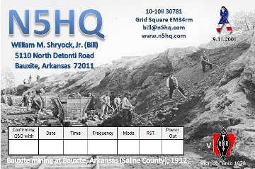 This is my current QSL Card